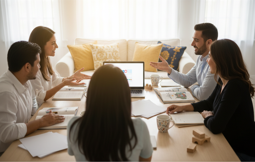 Familias aprendiendo en comunidad